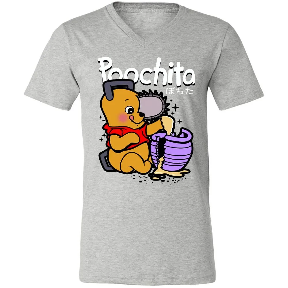 Unisex V-Neck T-Shirt - 56Z7PVWU - Athletic Heather - 7