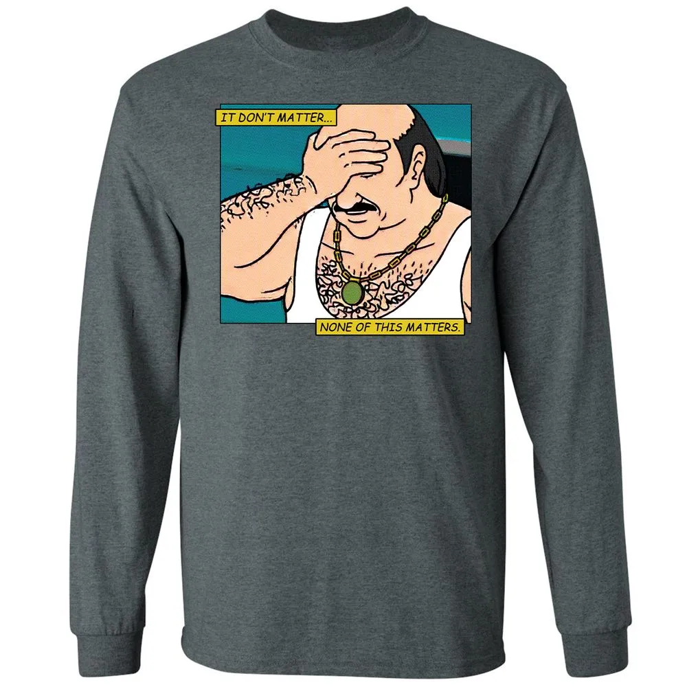 Long Sleeve T-Shirt - 3ULB4WM1 - Dark Heather - 15