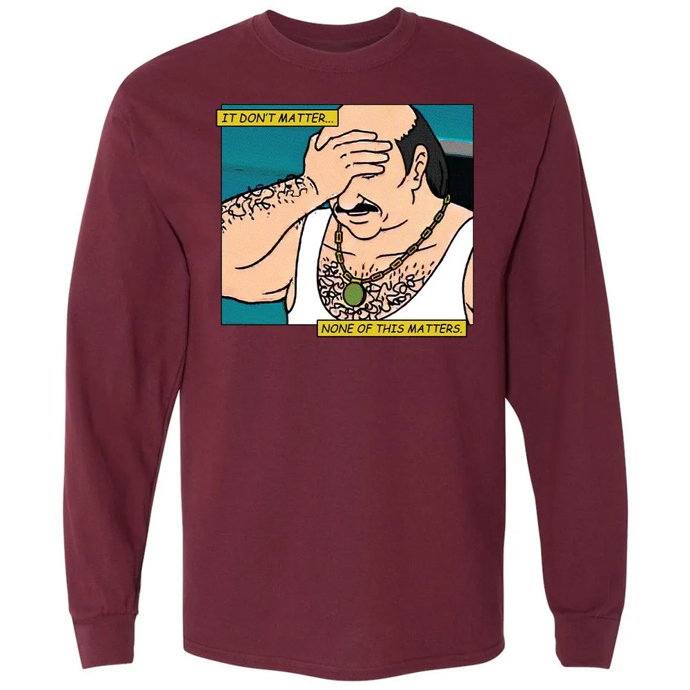 Long Sleeve T-Shirt - 3ULB4WM1 - Maroon - 11