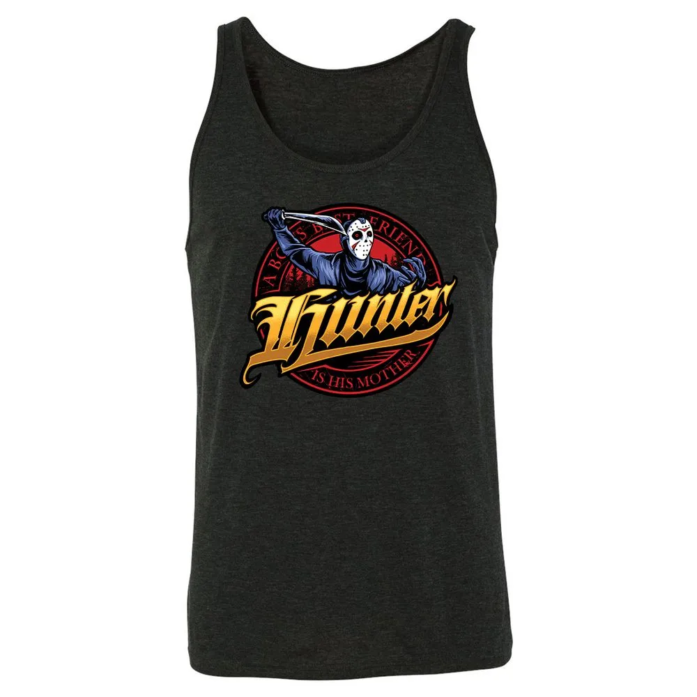 Unisex Jersey Tank - UNJ7XM27 - Charcoal Black Triblend - 5