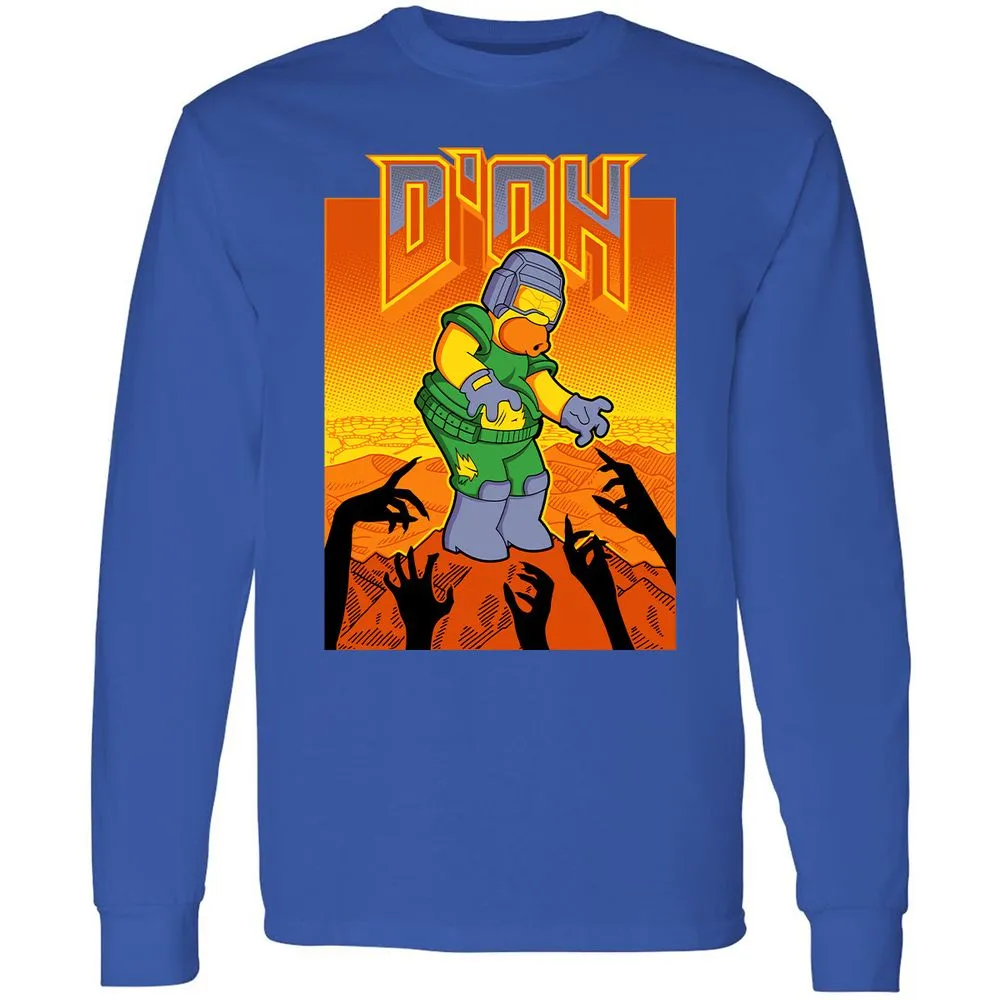 Long Sleeve T-Shirt - 73S42KVU - Royal - 8