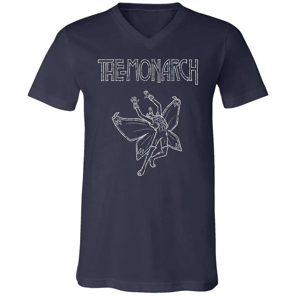 Unisex V-Neck T-Shirt - Y7WHKLB7 - Navy - 2