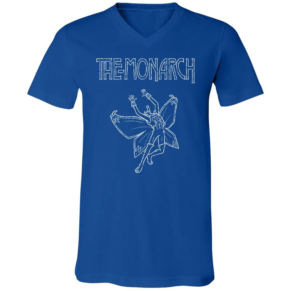 Unisex V-Neck T-Shirt - Y7WHKLB7 - True Royal - 4