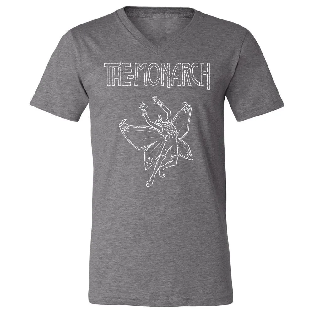 Unisex V-Neck T-Shirt - Y7WHKLB7 - Deep Heather - 13