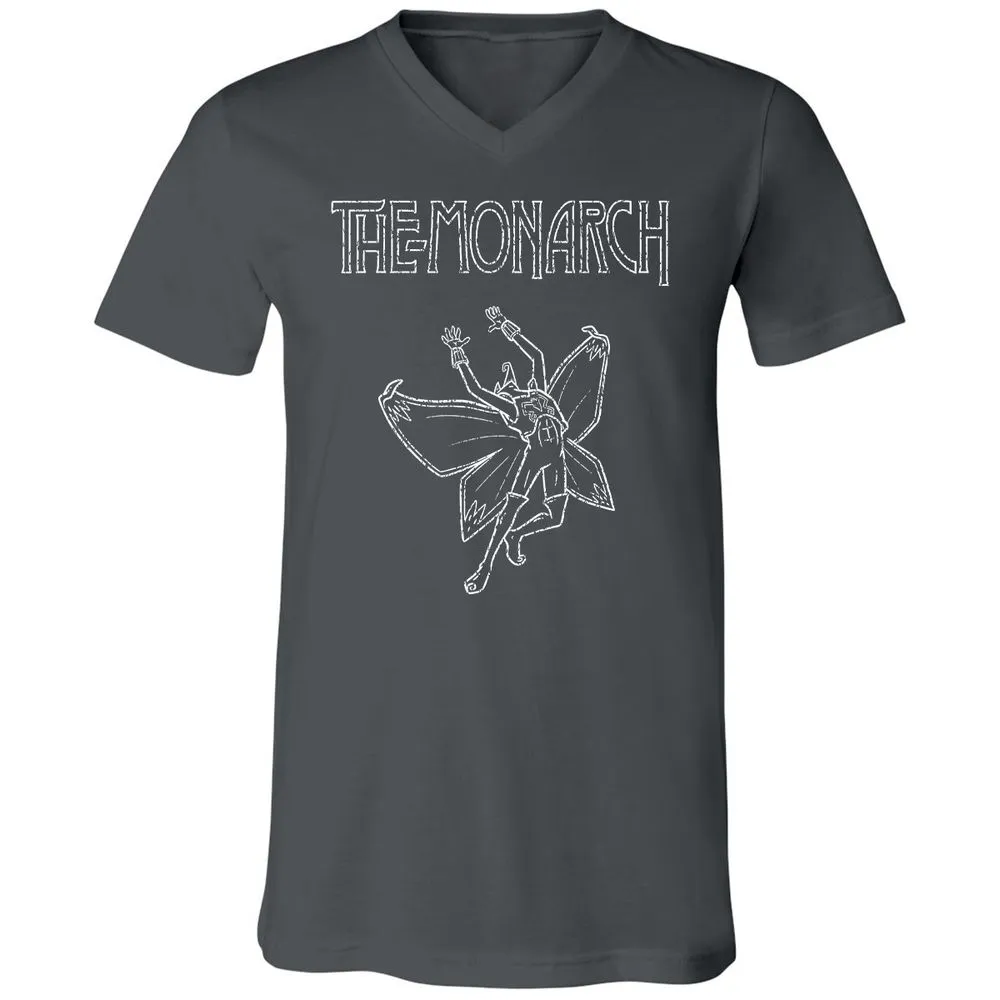 Unisex V-Neck T-Shirt - Y7WHKLB7 - Asphalt - 12