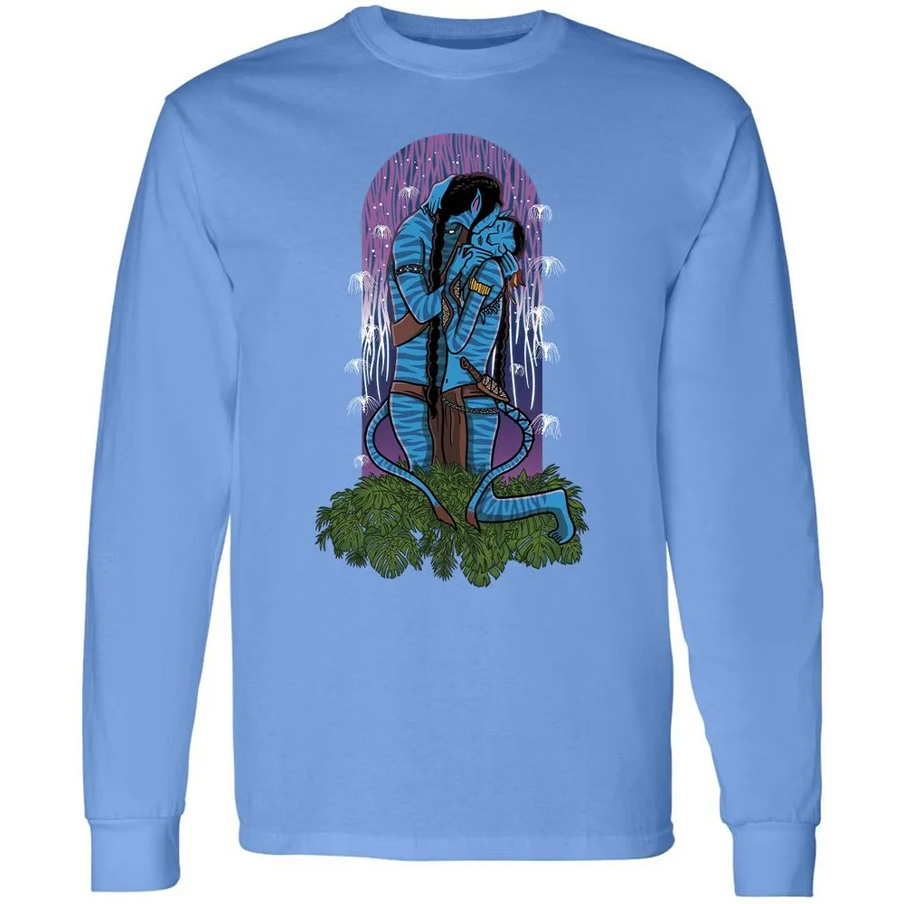 Long Sleeve T-Shirt - F459FEND - Carolina Blue - 12