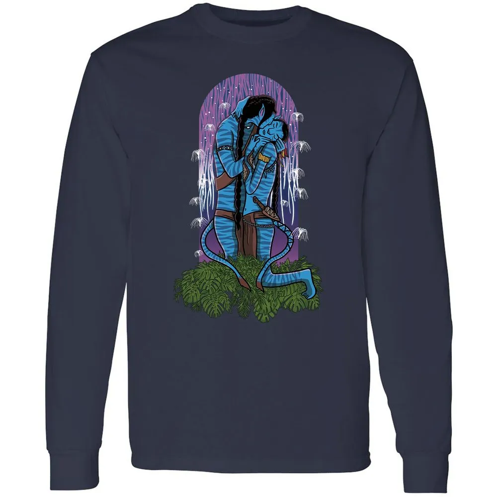 Long Sleeve T-Shirt - F459FEND - Navy - 2