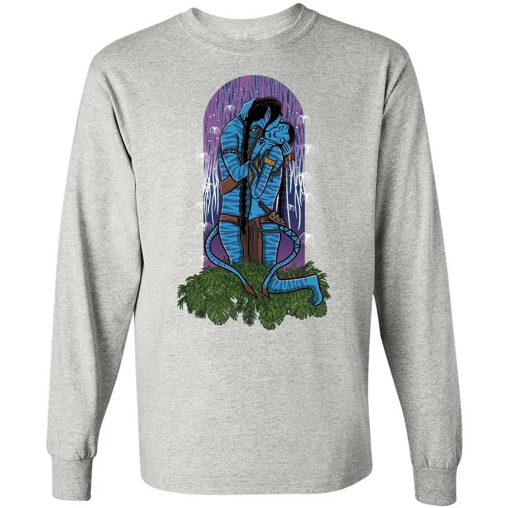Long Sleeve T-Shirt - F459FEND - Ash - 7