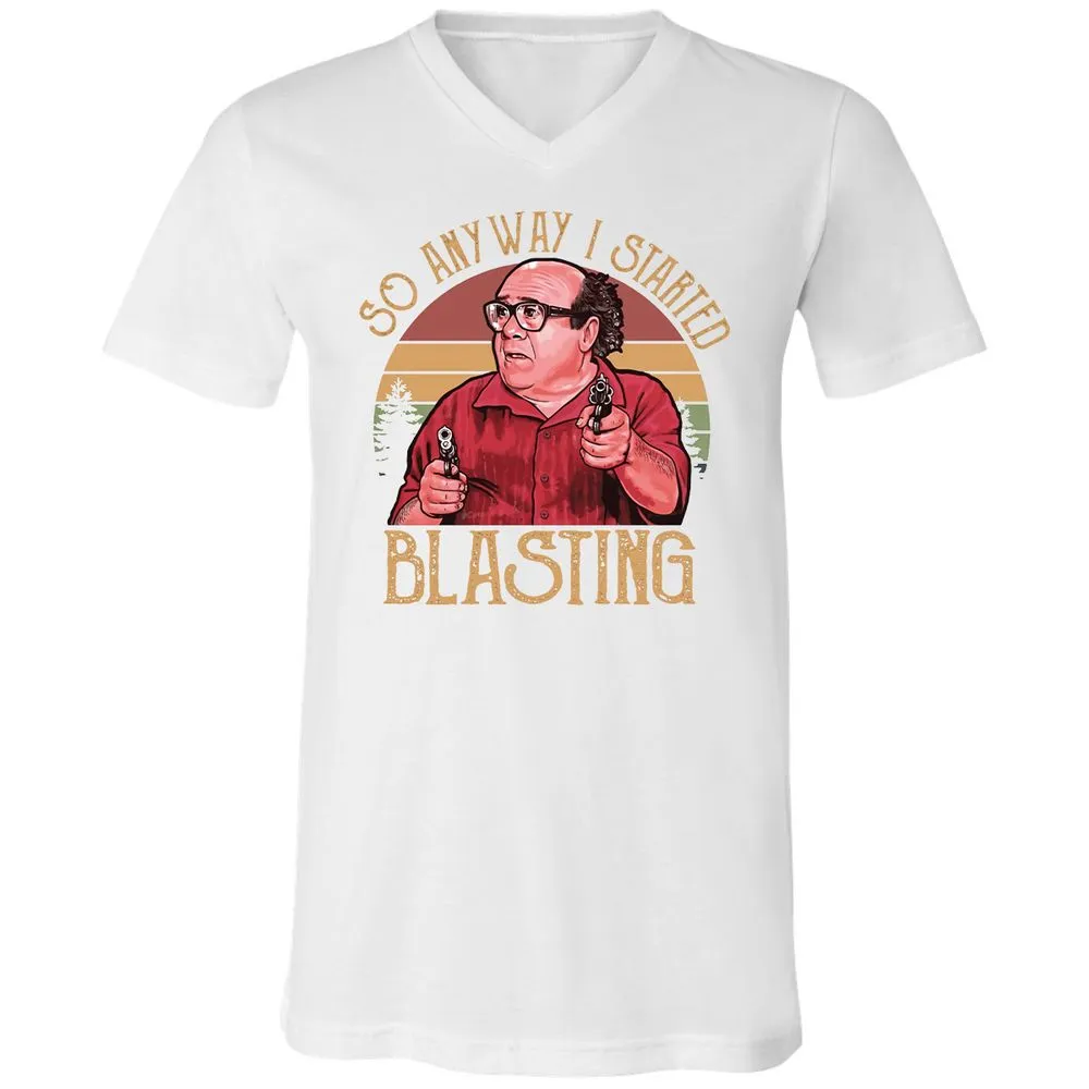 Unisex V-Neck T-Shirt - GW1T7WXJ - White - 5