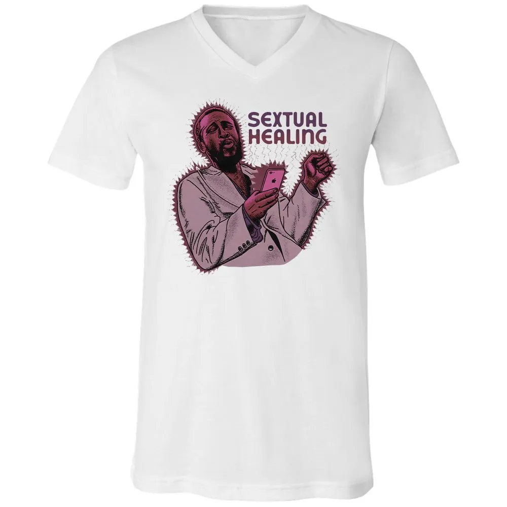 Unisex V-Neck T-Shirt - NC1REZ92 - White - 5
