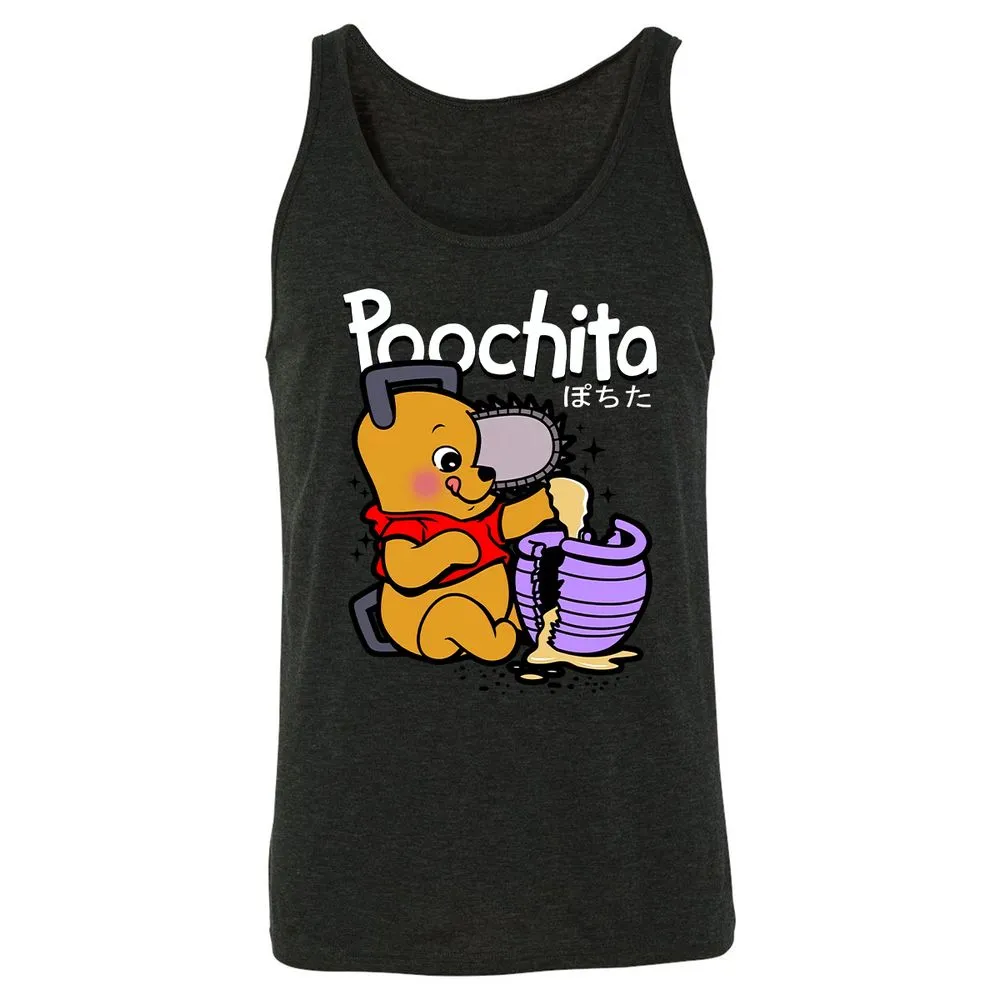 Unisex Jersey Tank - PQ31P3PA - Charcoal Black Triblend - 5
