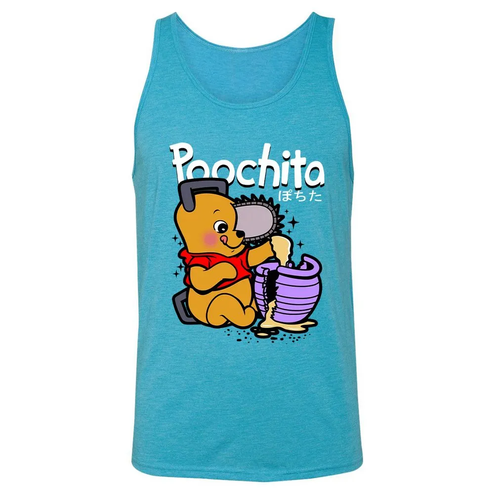 Unisex Jersey Tank - PQ31P3PA - Aqua Triblend - 3