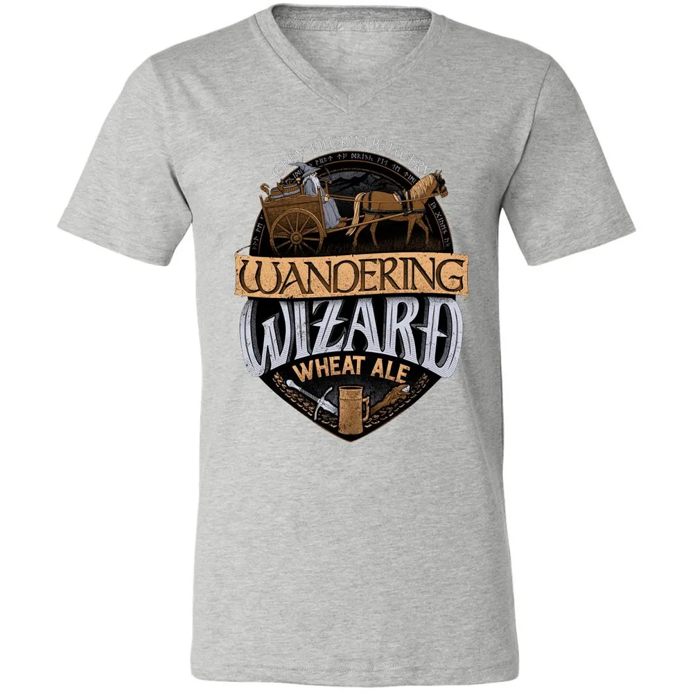 Unisex V-Neck T-Shirt - 6X6ZNBM7 - Athletic Heather - 7