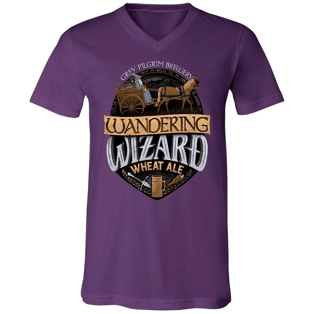 Unisex V-Neck T-Shirt - 6X6ZNBM7 - Team Purple - 9