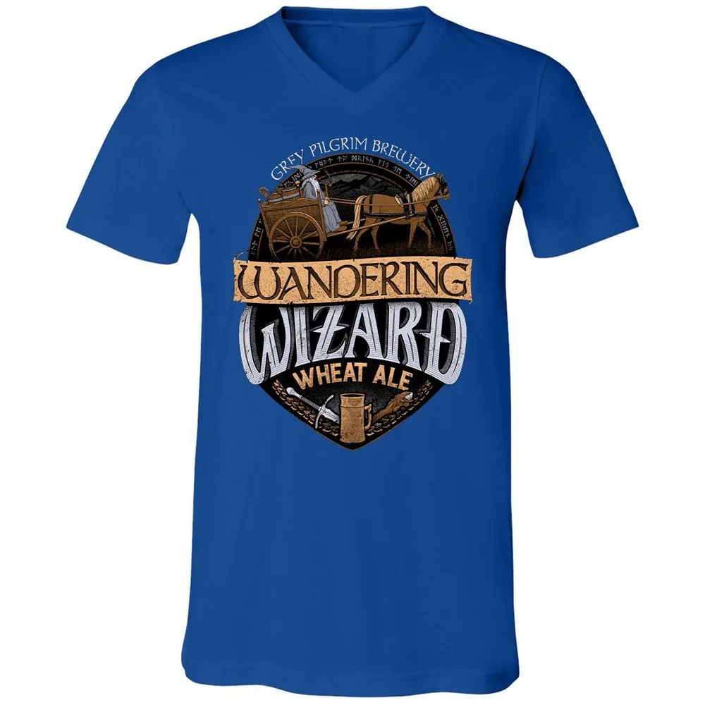 Unisex V-Neck T-Shirt - 6X6ZNBM7 - True Royal - 4