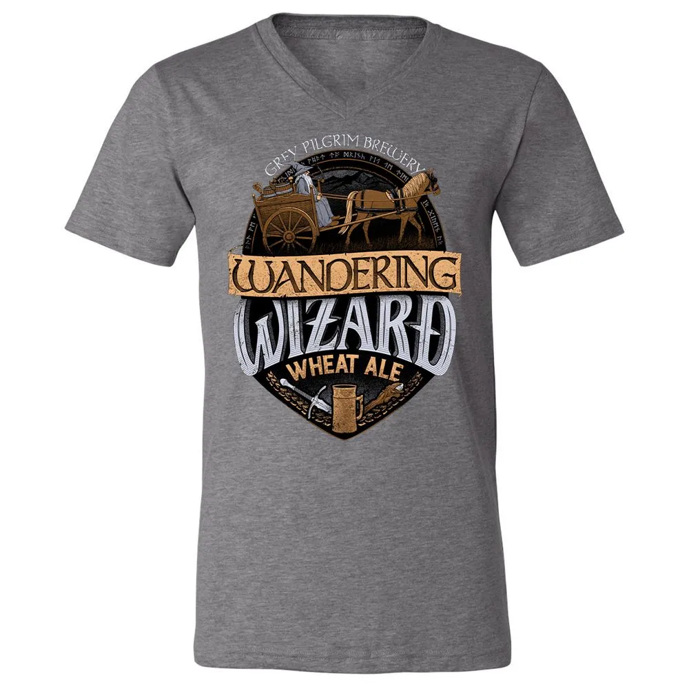 Unisex V-Neck T-Shirt - 6X6ZNBM7 - Deep Heather - 13