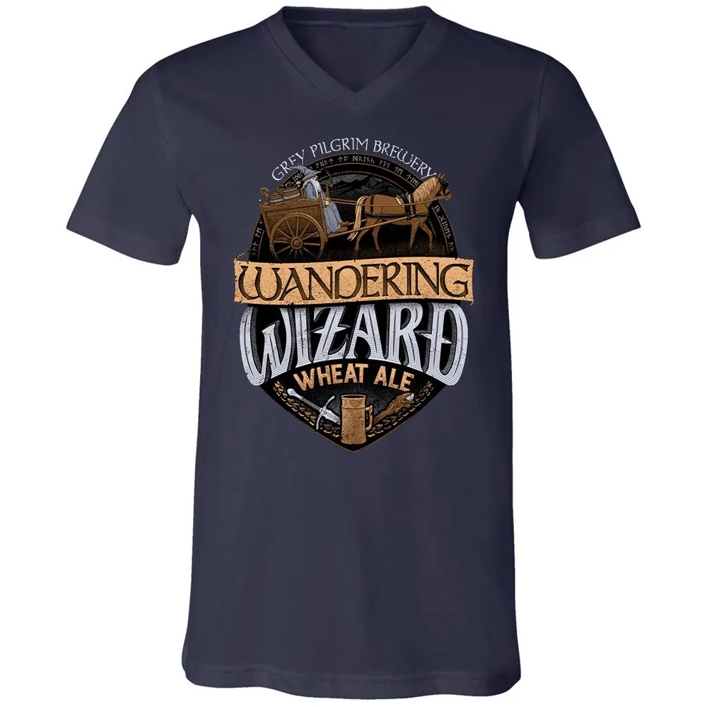 Unisex V-Neck T-Shirt - 6X6ZNBM7 - Navy - 2
