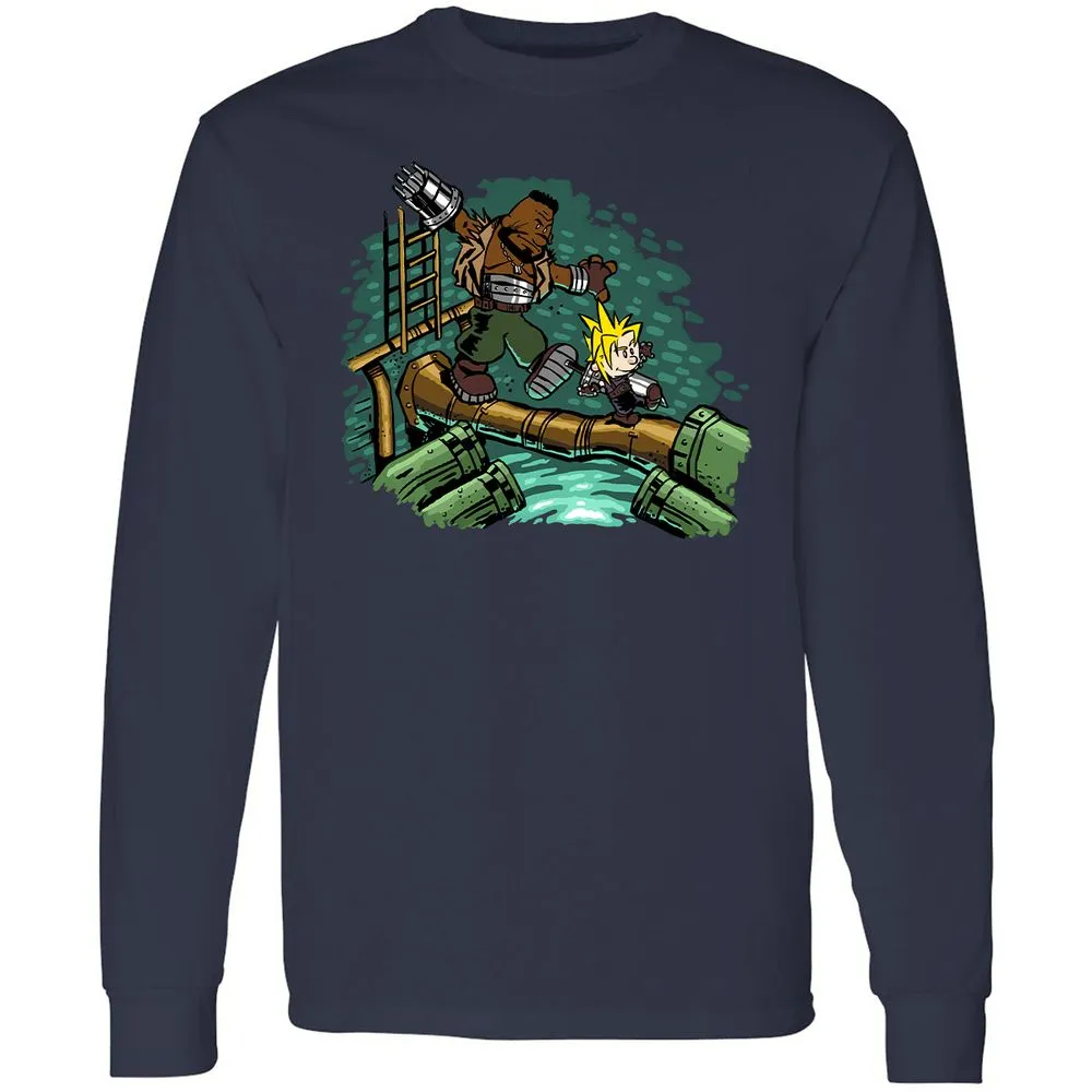 Long Sleeve T-Shirt - 4ZWFUU8Z - Navy - 2