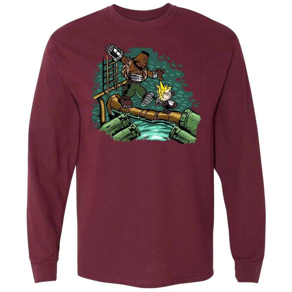 Long Sleeve T-Shirt - 4ZWFUU8Z - Maroon - 11