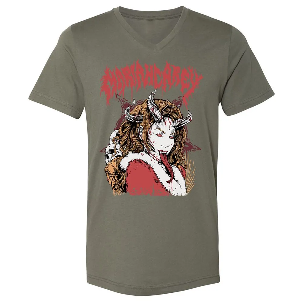 Unisex V-Neck T-Shirt - GHM9T5Z1 - Military Green - 10