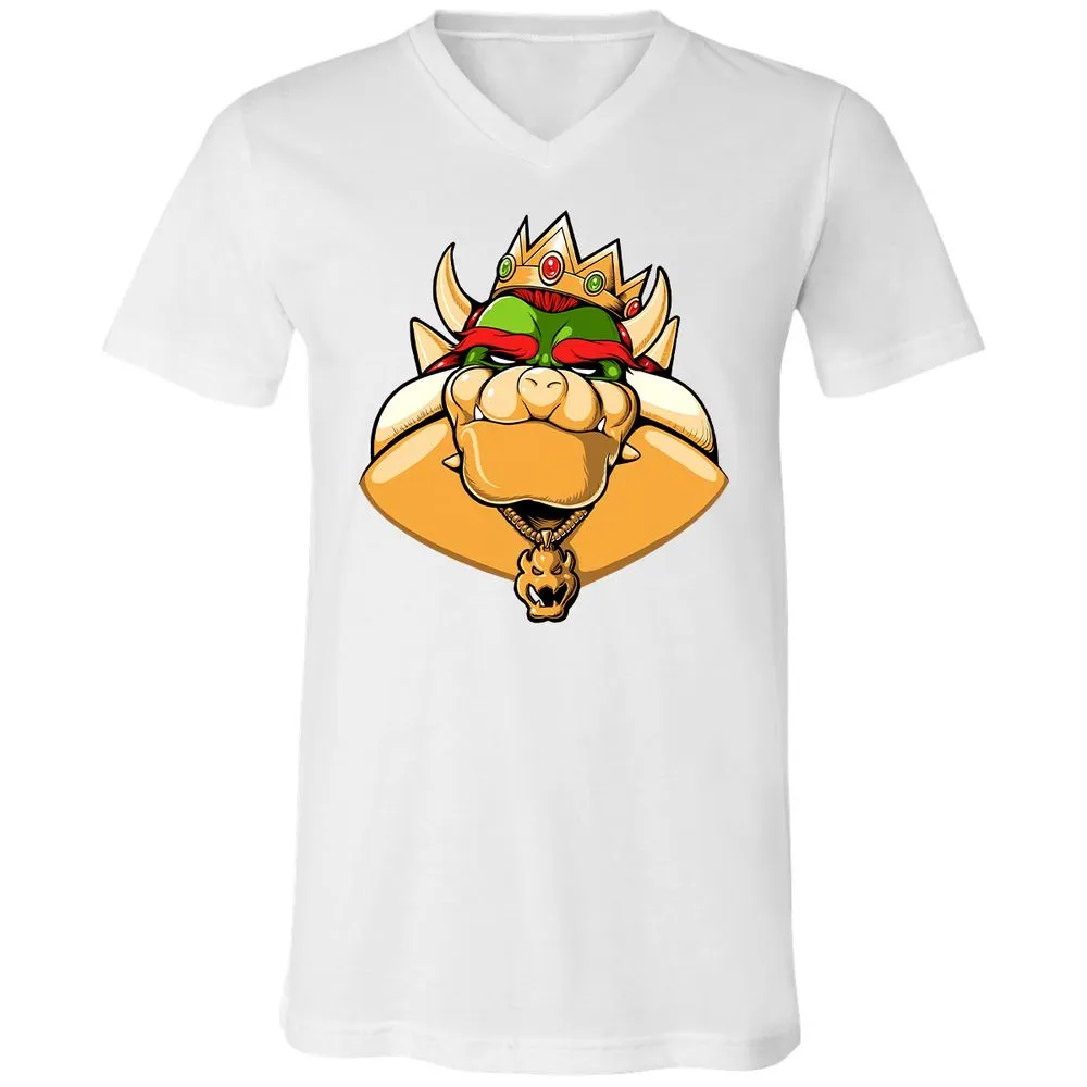 Unisex V-Neck T-Shirt - 4B3V2FG3 - White - 5