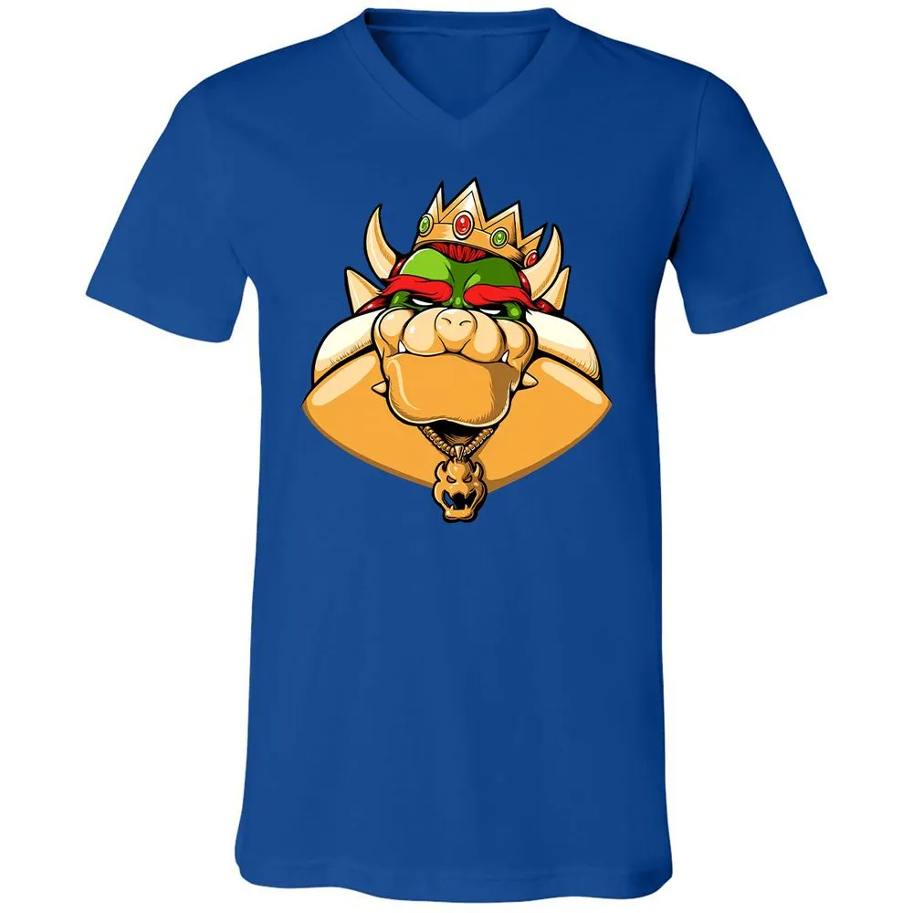 Unisex V-Neck T-Shirt - 4B3V2FG3 - True Royal - 4