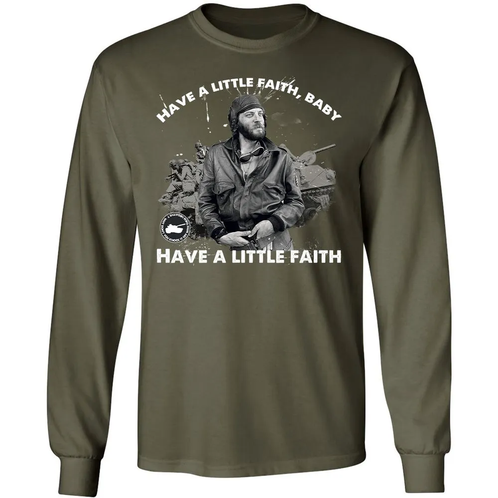 Long Sleeve T-Shirt - 6BK12YZC - Military Green - 16