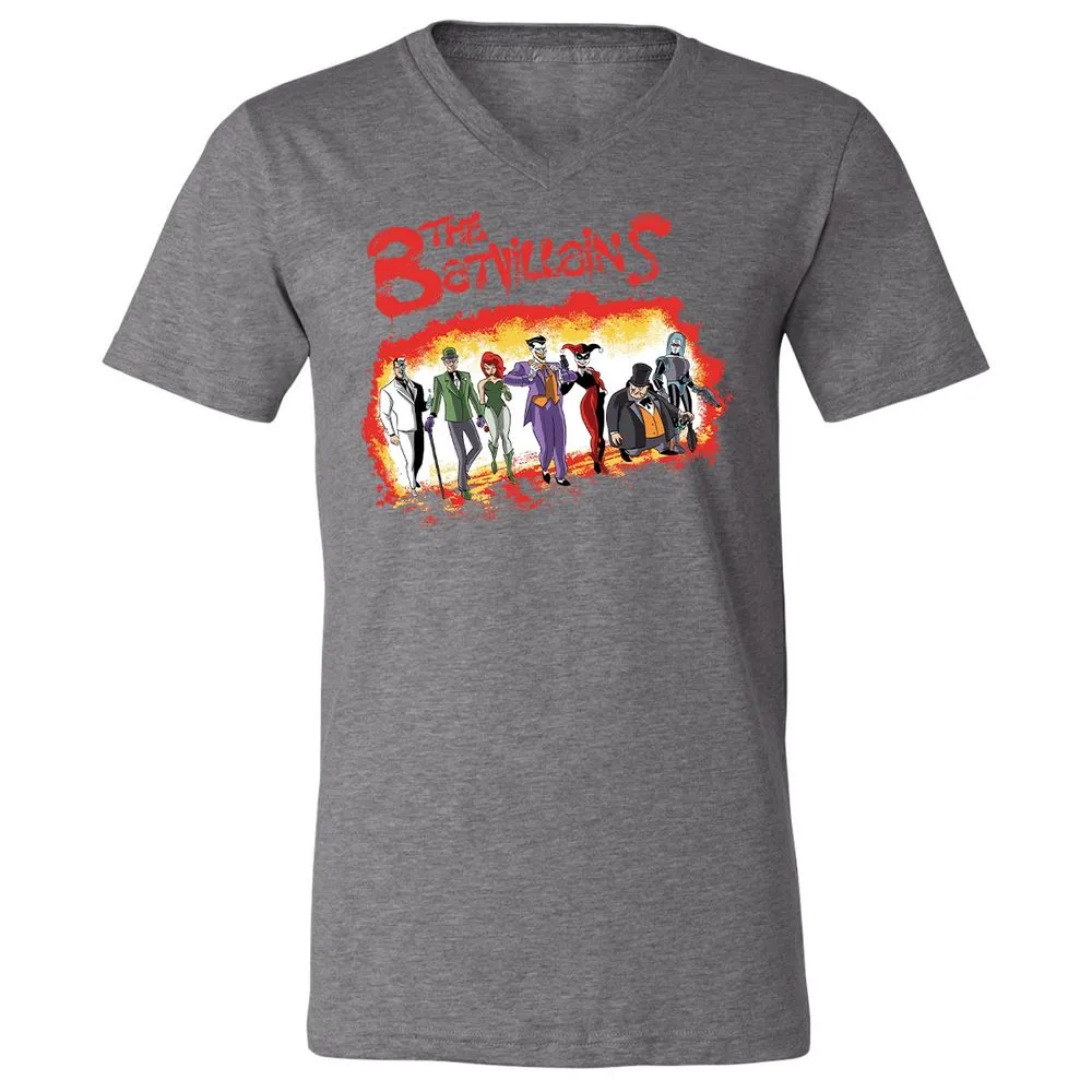 Unisex V-Neck T-Shirt - 447U6RXJ - Deep Heather - 13