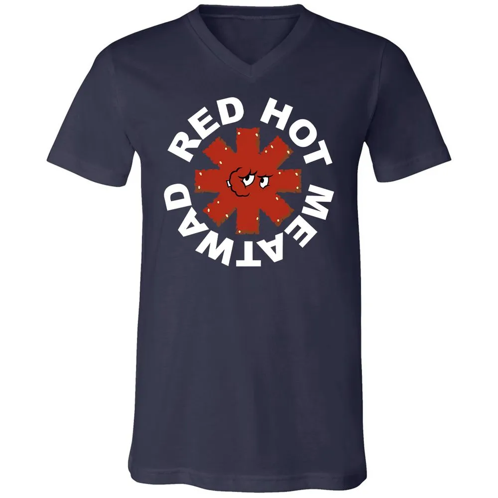 Unisex V-Neck T-Shirt - Z9ZL6VYN - Navy - 2
