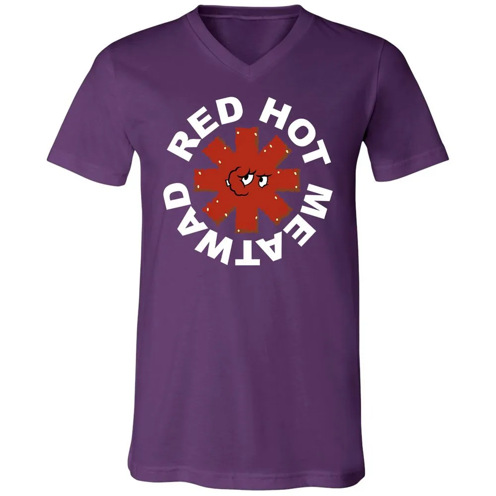 Unisex V-Neck T-Shirt - Z9ZL6VYN - Team Purple - 9