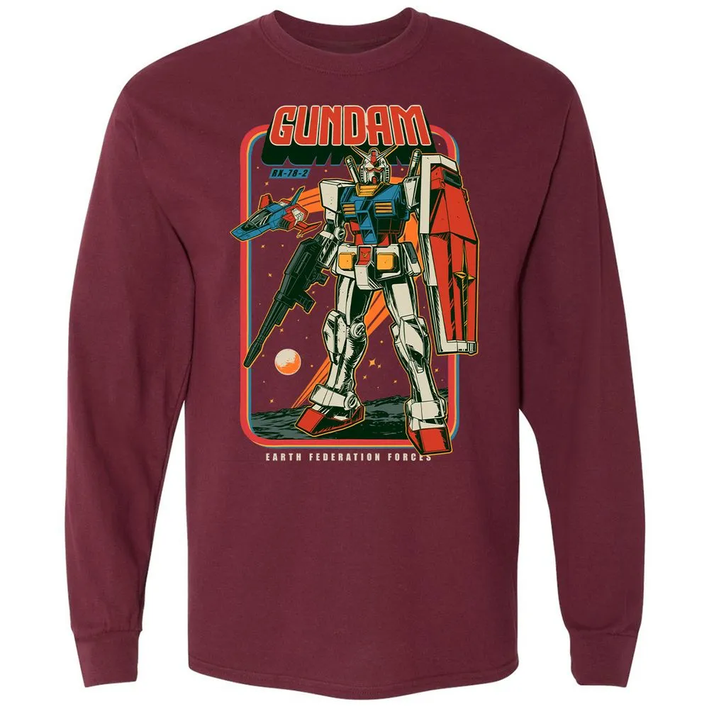 Long Sleeve T-Shirt - 2GY5JSMD - Maroon - 11