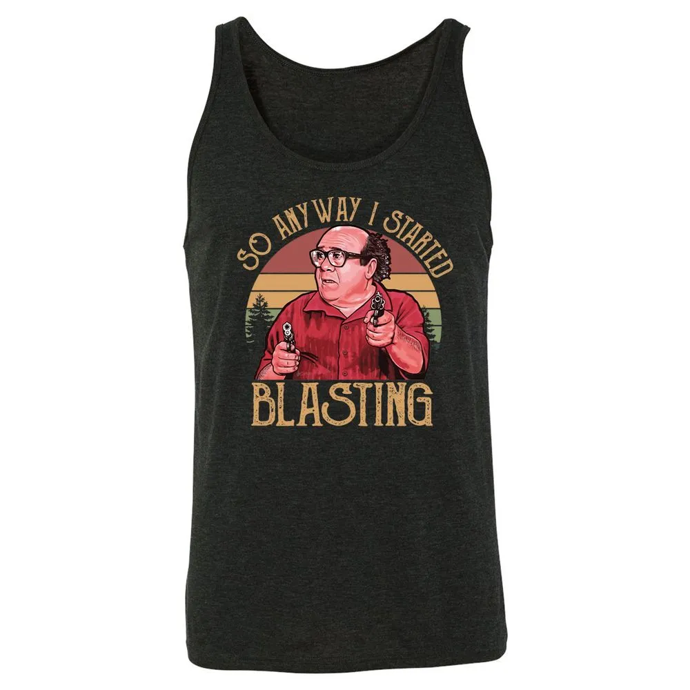 Unisex Jersey Tank - Q21TDNG7 - Charcoal Black Triblend - 5
