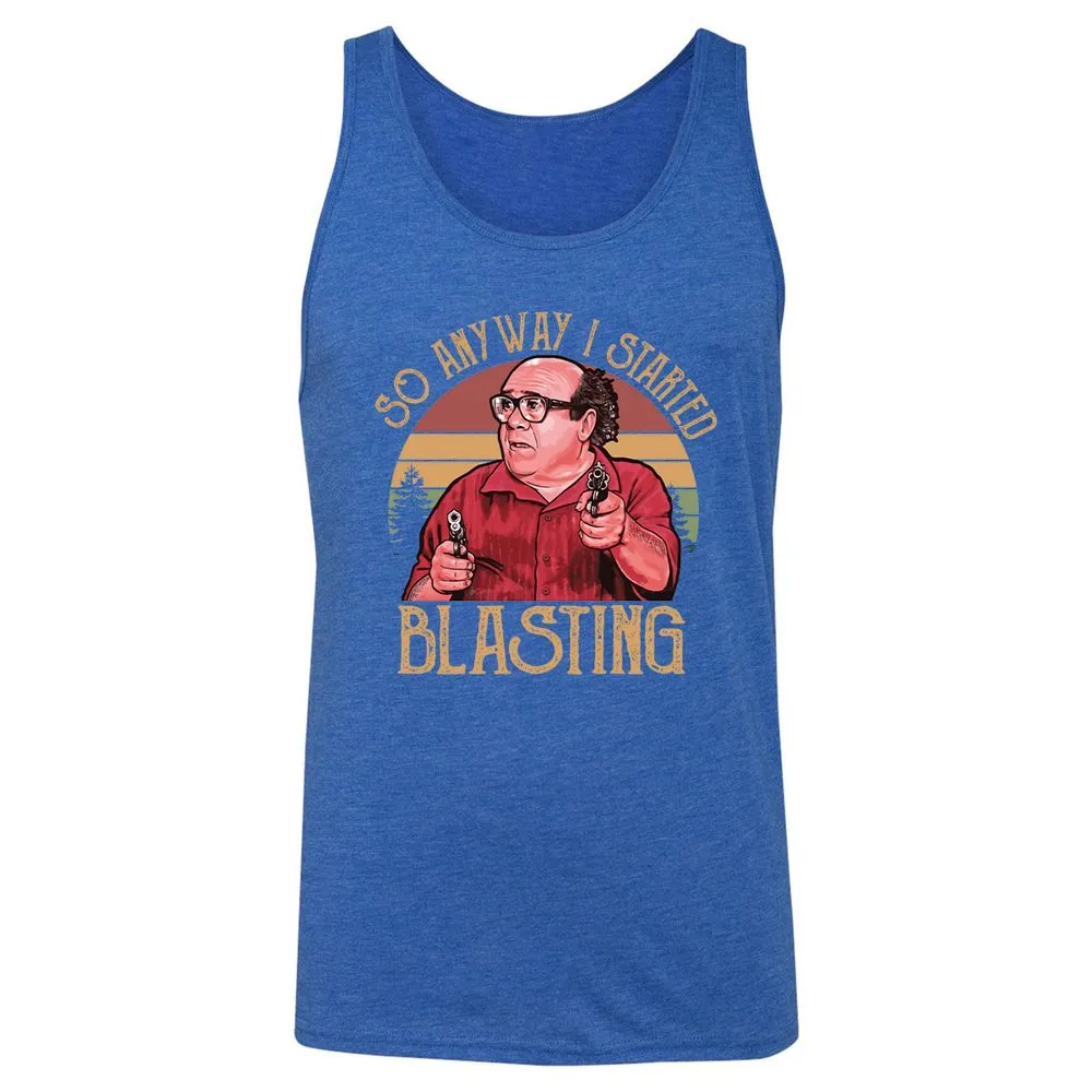 Unisex Jersey Tank - Q21TDNG7 - True Royal Triblend - 12