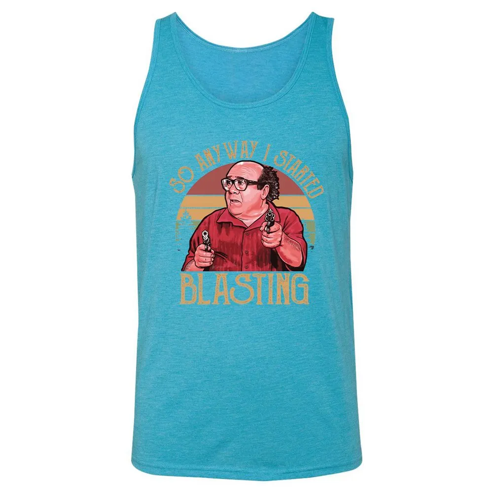 Unisex Jersey Tank - Q21TDNG7 - Aqua Triblend - 3
