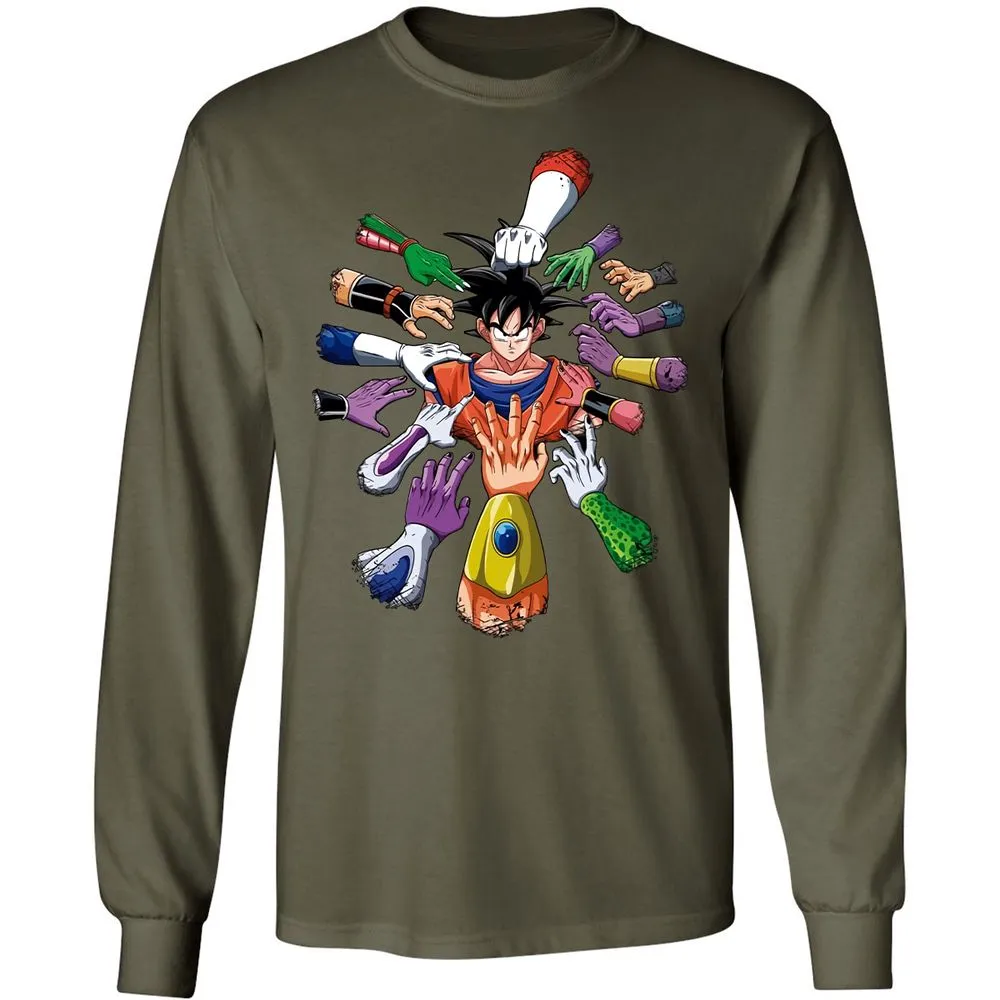 Long Sleeve T-Shirt - HCKKAJFD - Military Green - 16