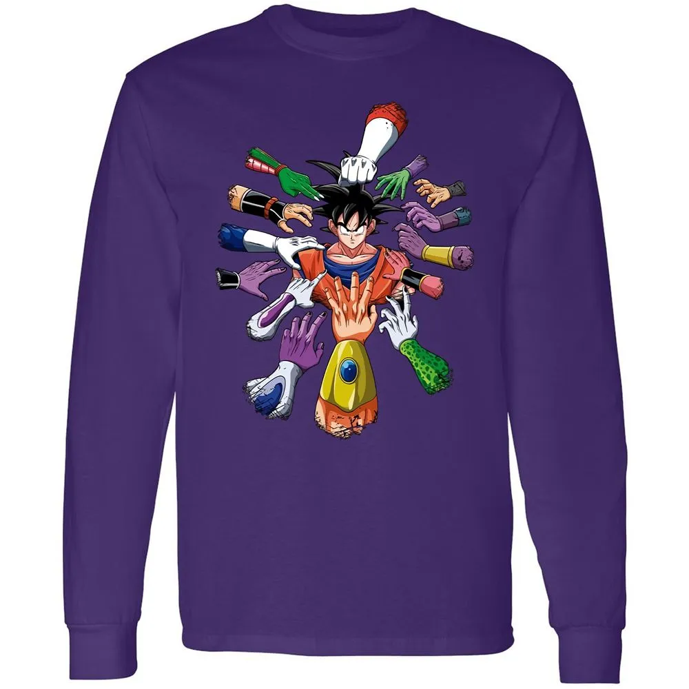 Long Sleeve T-Shirt - HCKKAJFD - Purple - 13