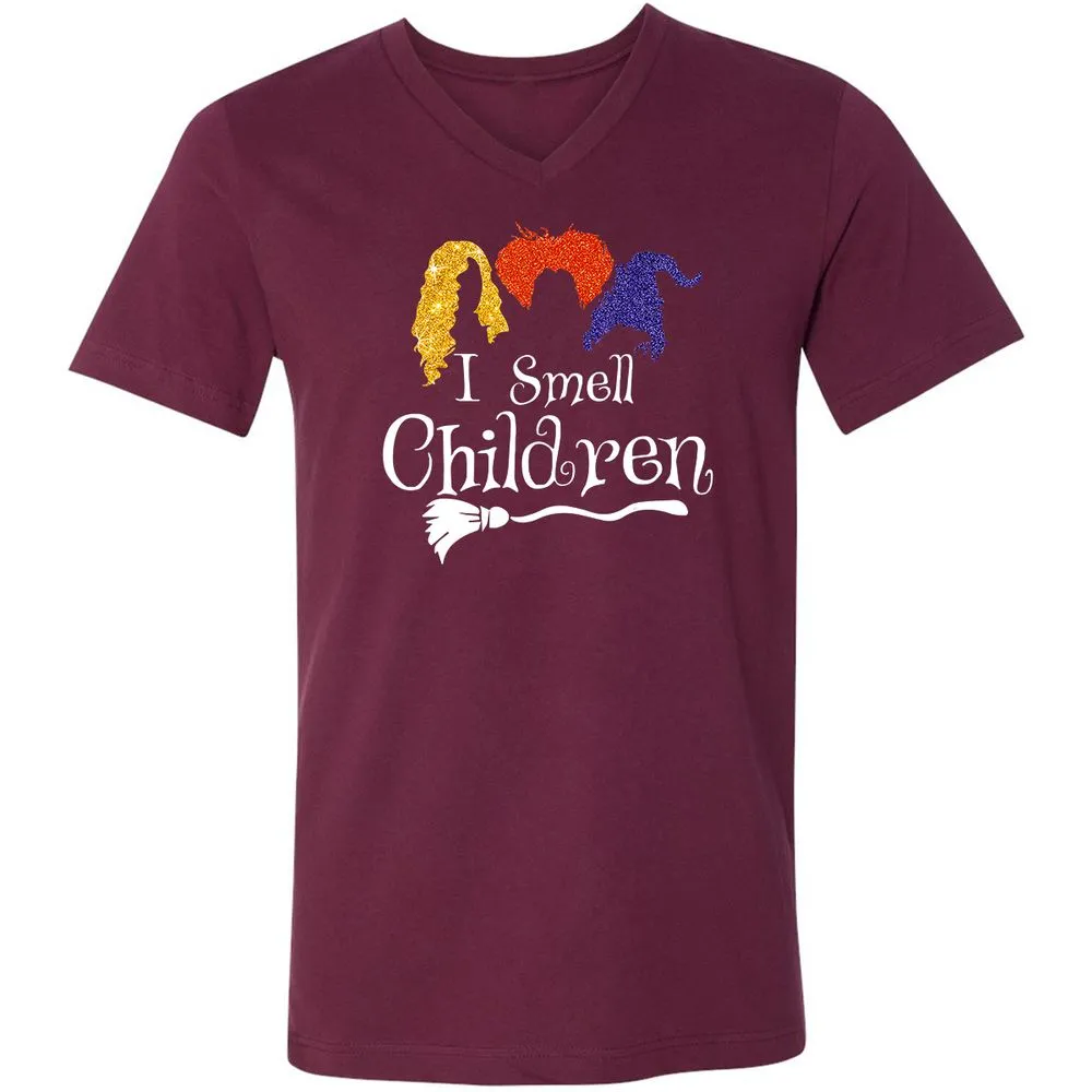 Unisex V-Neck T-Shirt - MFDF78UX - Maroon - 6