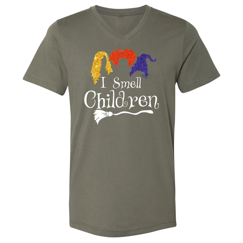 Unisex V-Neck T-Shirt - MFDF78UX - Military Green - 10