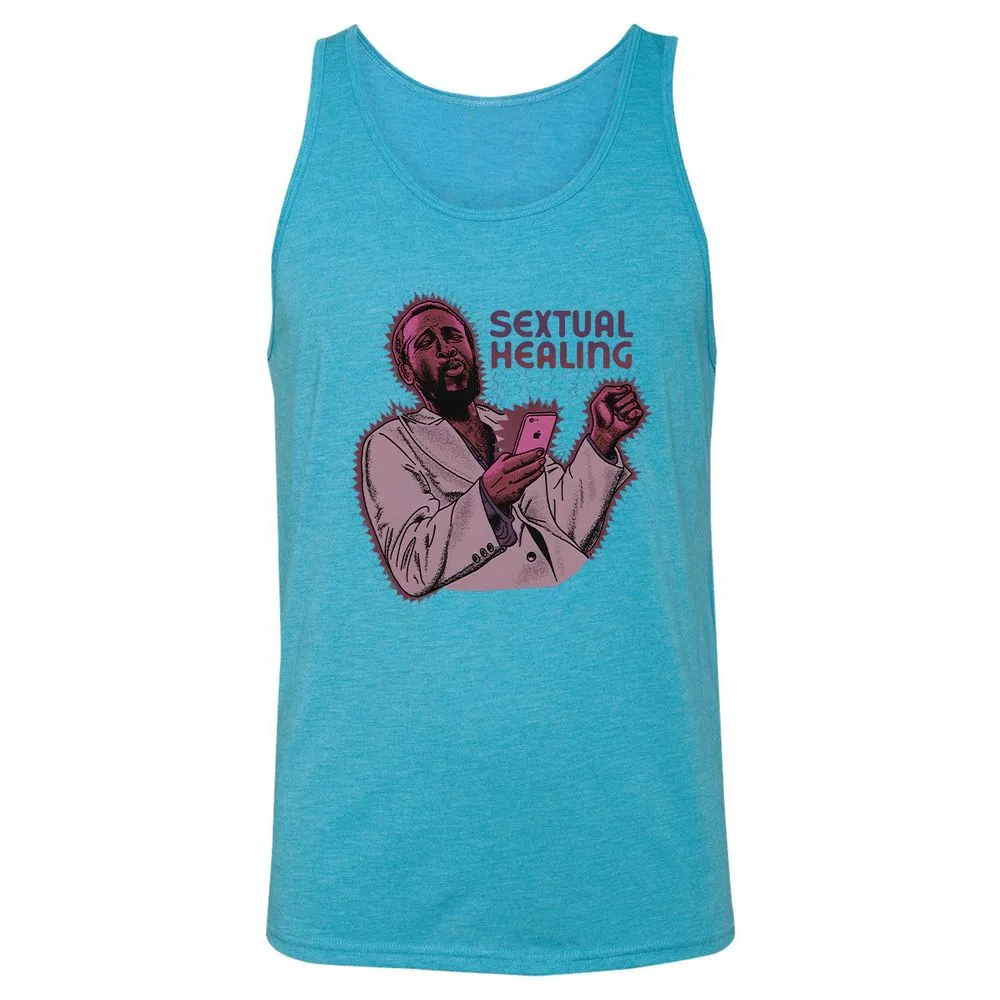 Unisex Jersey Tank - D9Z699GX - Aqua Triblend - 3