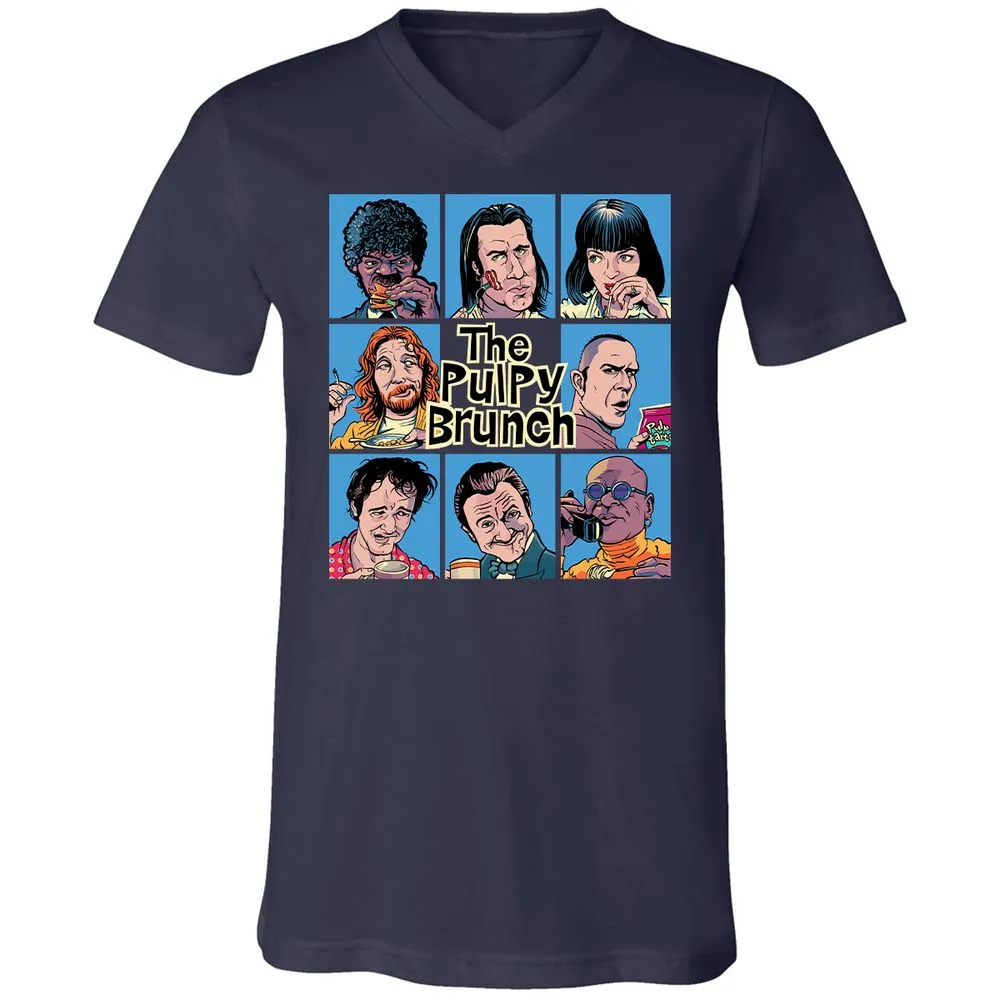 Unisex V-Neck T-Shirt - M234R38U - Navy - 2