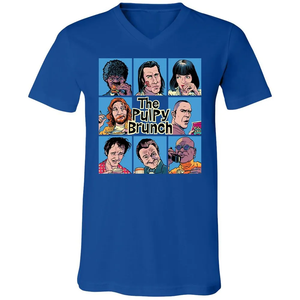 Unisex V-Neck T-Shirt - M234R38U - True Royal - 4