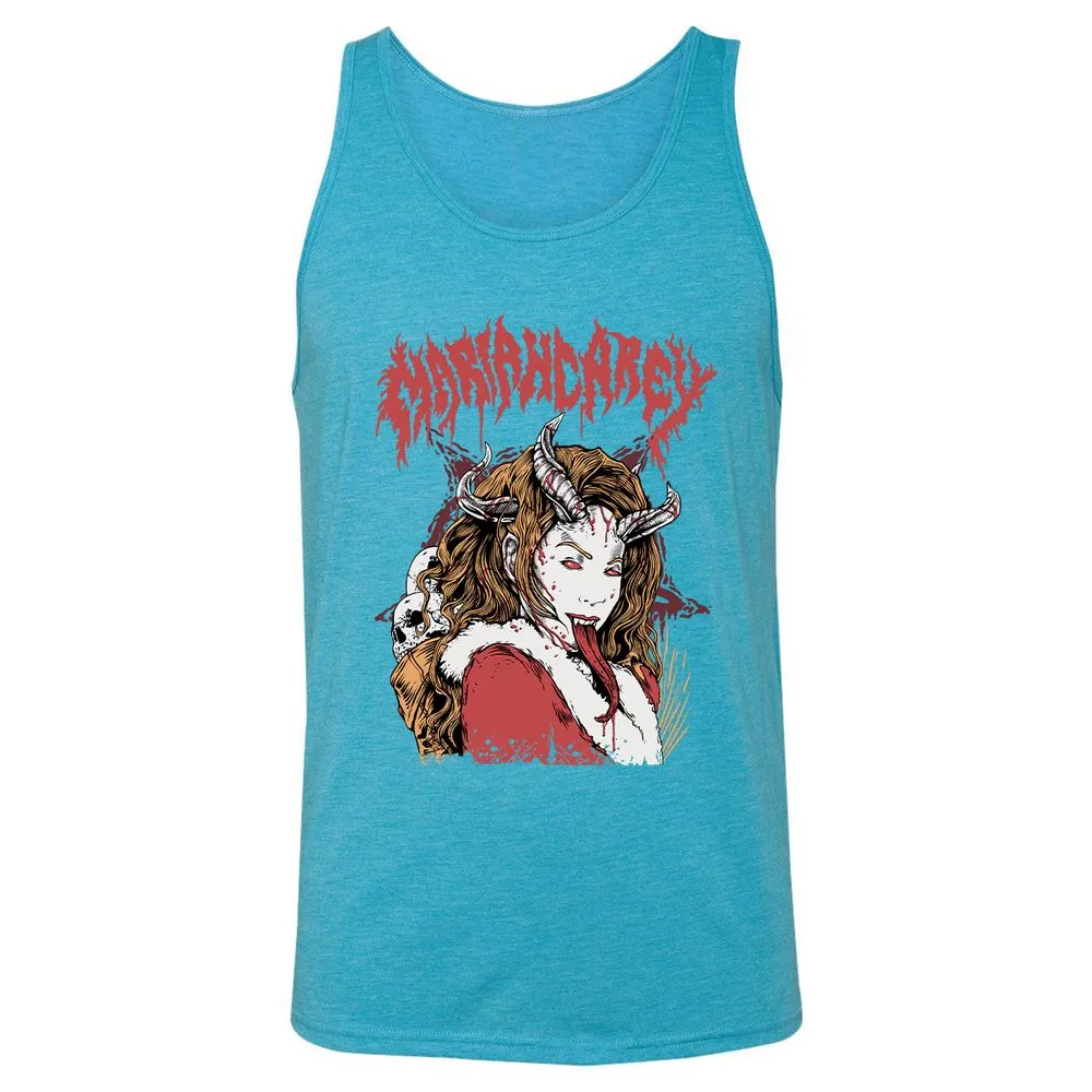 Unisex Jersey Tank - R514CKSA - Aqua Triblend - 3