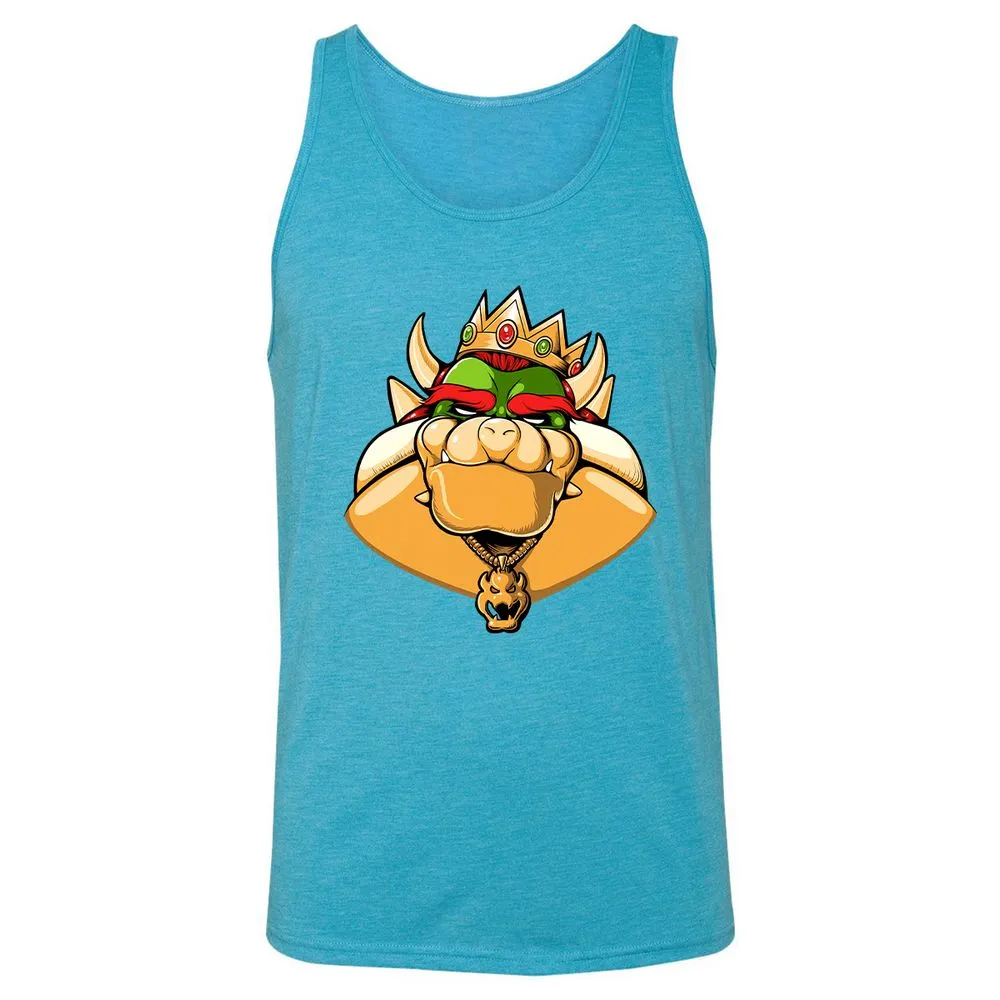 Unisex Jersey Tank - LR3ZXV28 - Aqua Triblend - 3