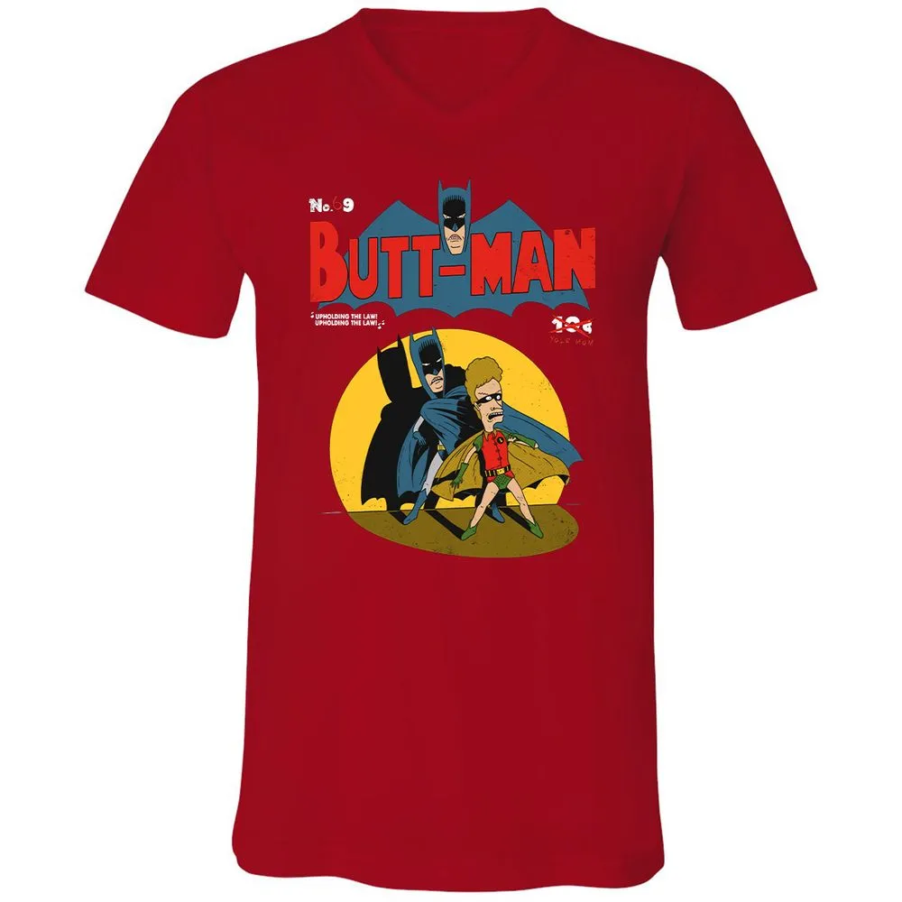 Unisex V-Neck T-Shirt - EC6VPG3K - Red - 3