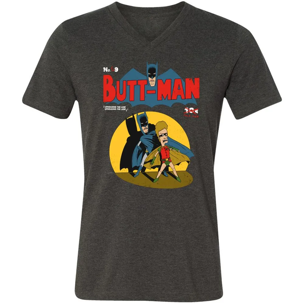 Unisex V-Neck T-Shirt - EC6VPG3K - Dark Grey Heather - 8