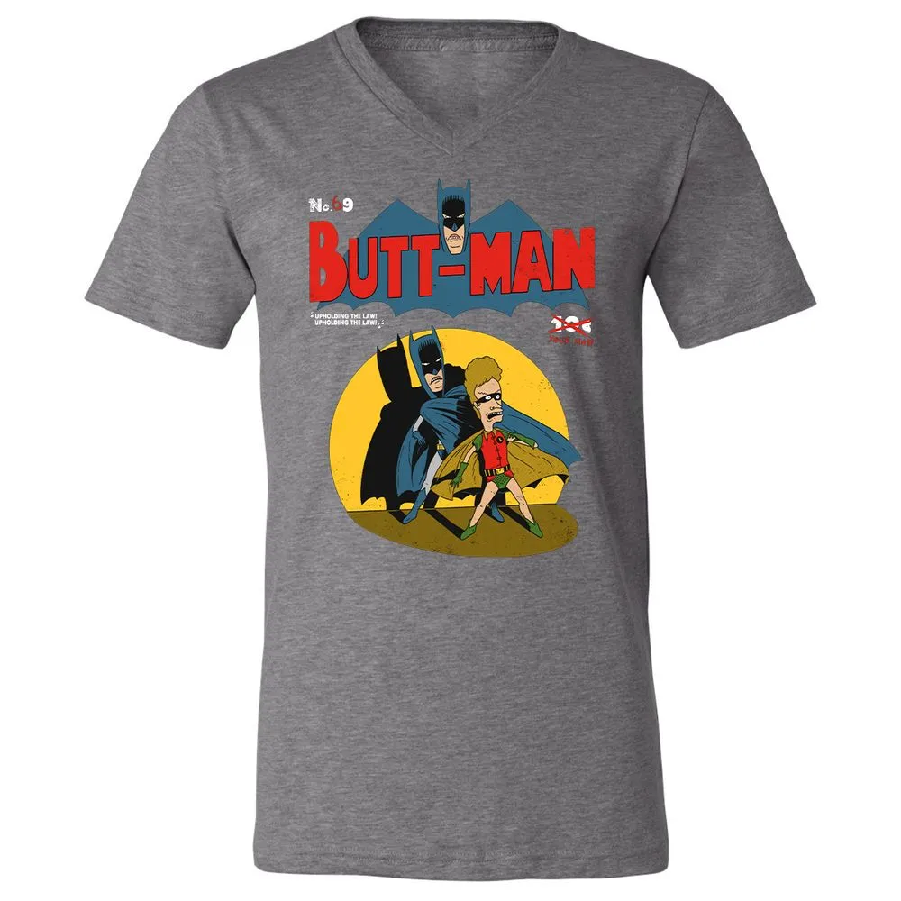 Unisex V-Neck T-Shirt - EC6VPG3K - Deep Heather - 13