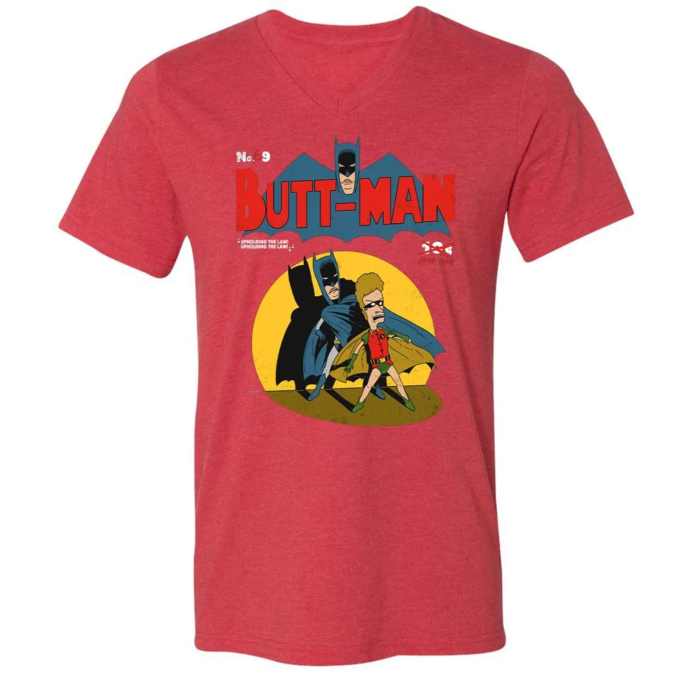 Unisex V-Neck T-Shirt - EC6VPG3K - Heather Red - 16