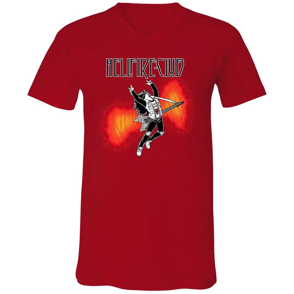 Unisex V-Neck T-Shirt - S2WP7BPH - Red - 3