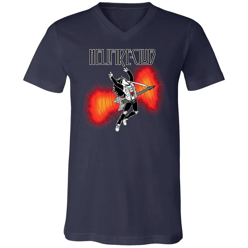Unisex V-Neck T-Shirt - S2WP7BPH - Navy - 2