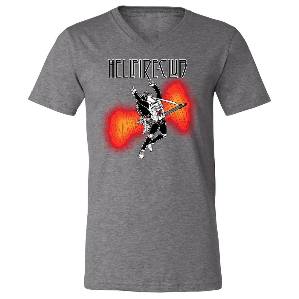 Unisex V-Neck T-Shirt - S2WP7BPH - Deep Heather - 13